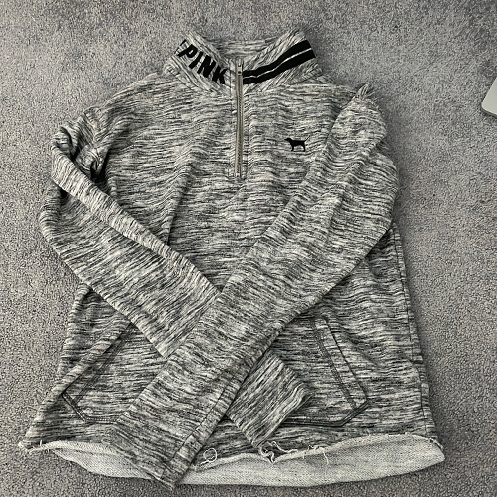 Victoria’s Secret PINK Gray Zip-up